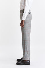 Black & White Wool Super 100's Cleeve Trousers Riviera Trend