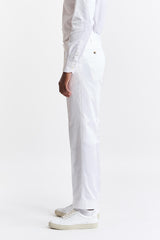 Pantalon Farley Blanc 100% Coton Cachemire Coton
