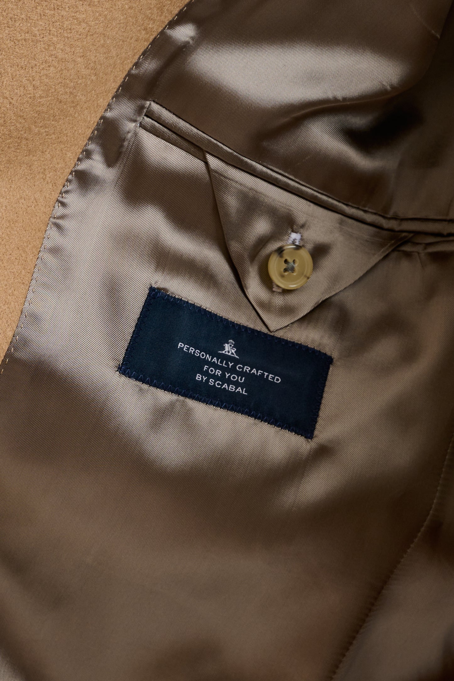 Light Brown 100% Wool Winchester Overcoat Zeus - View 7