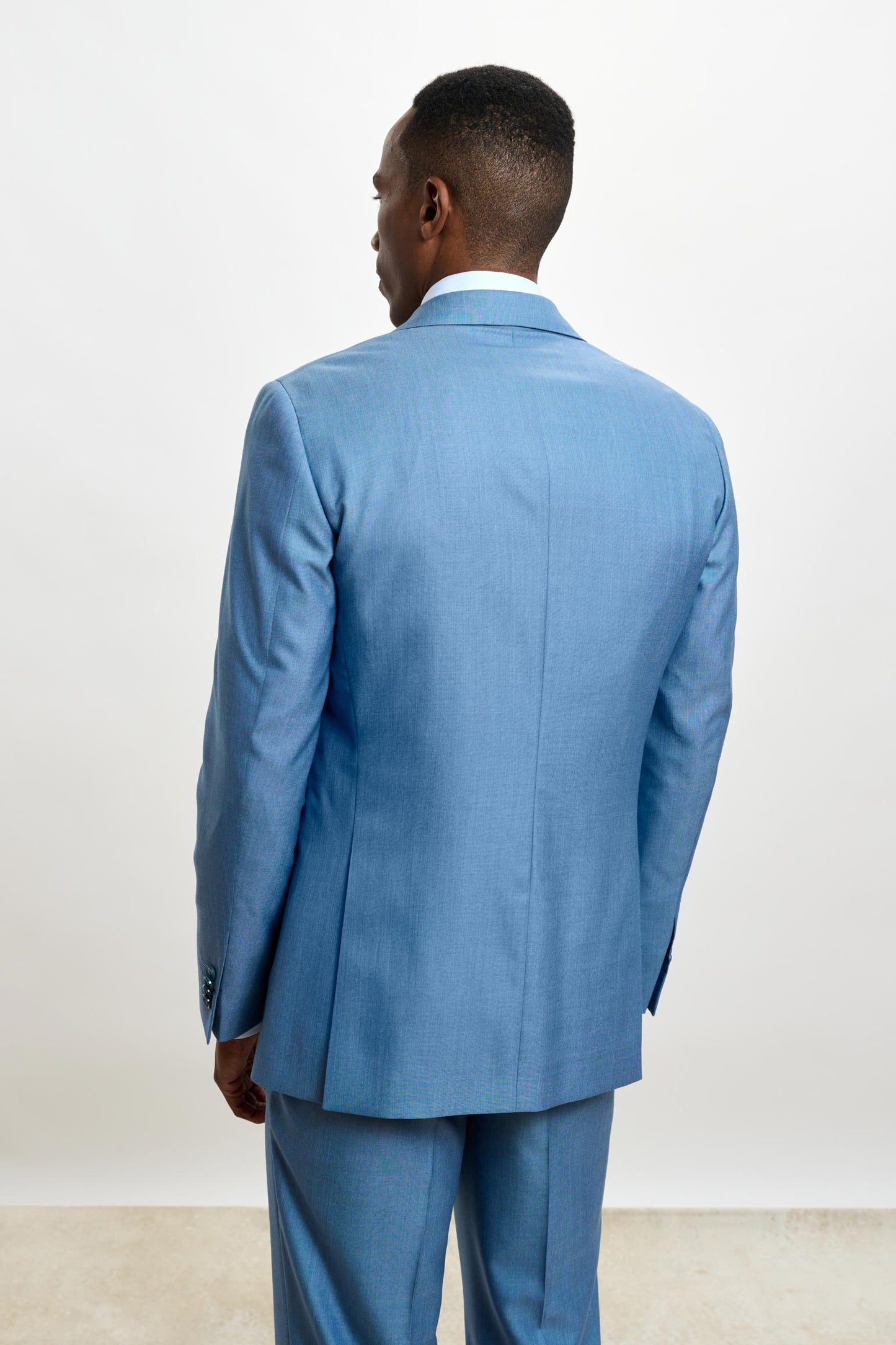 Soho Suit Sleek Plain Light Blue