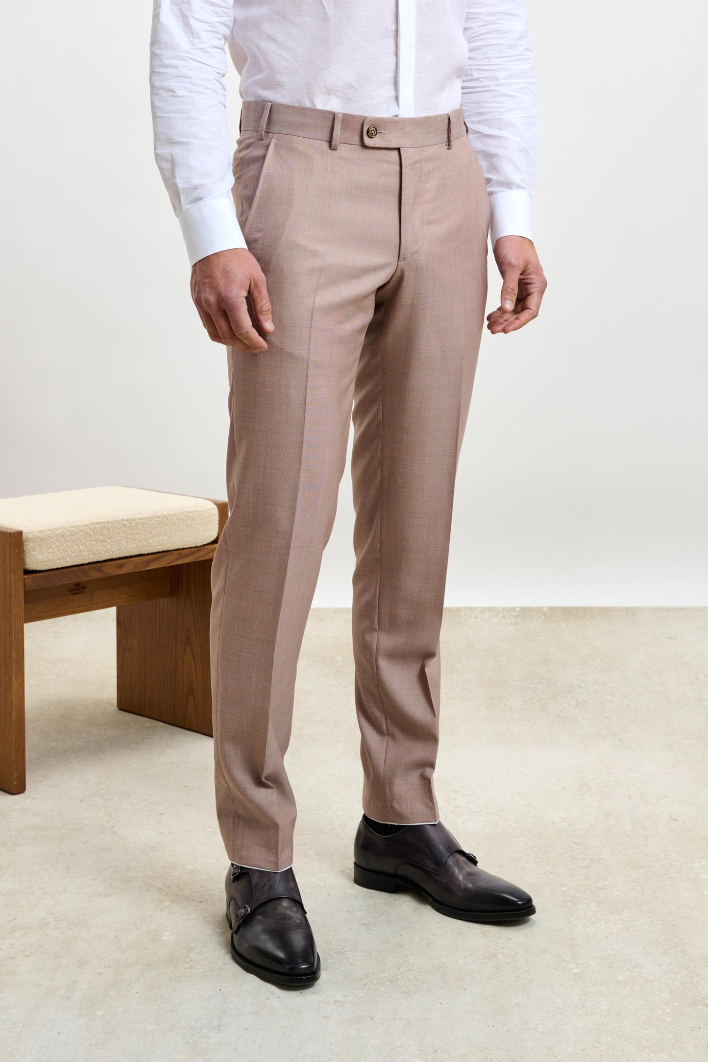 Kenton Suit Sleek Plain Beige