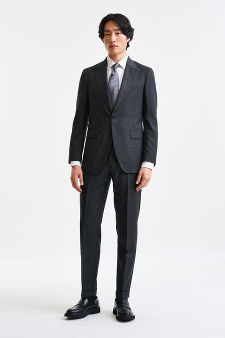 Dark Grey 100% Wool Soho Suit Freestyle - Image 1