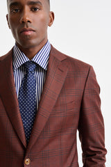 Mid-Brown 100% Wool Soho Suit Freestyle - Image 3