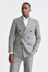 Black & White Wool Super 100's Soho Suit Riviera Trend