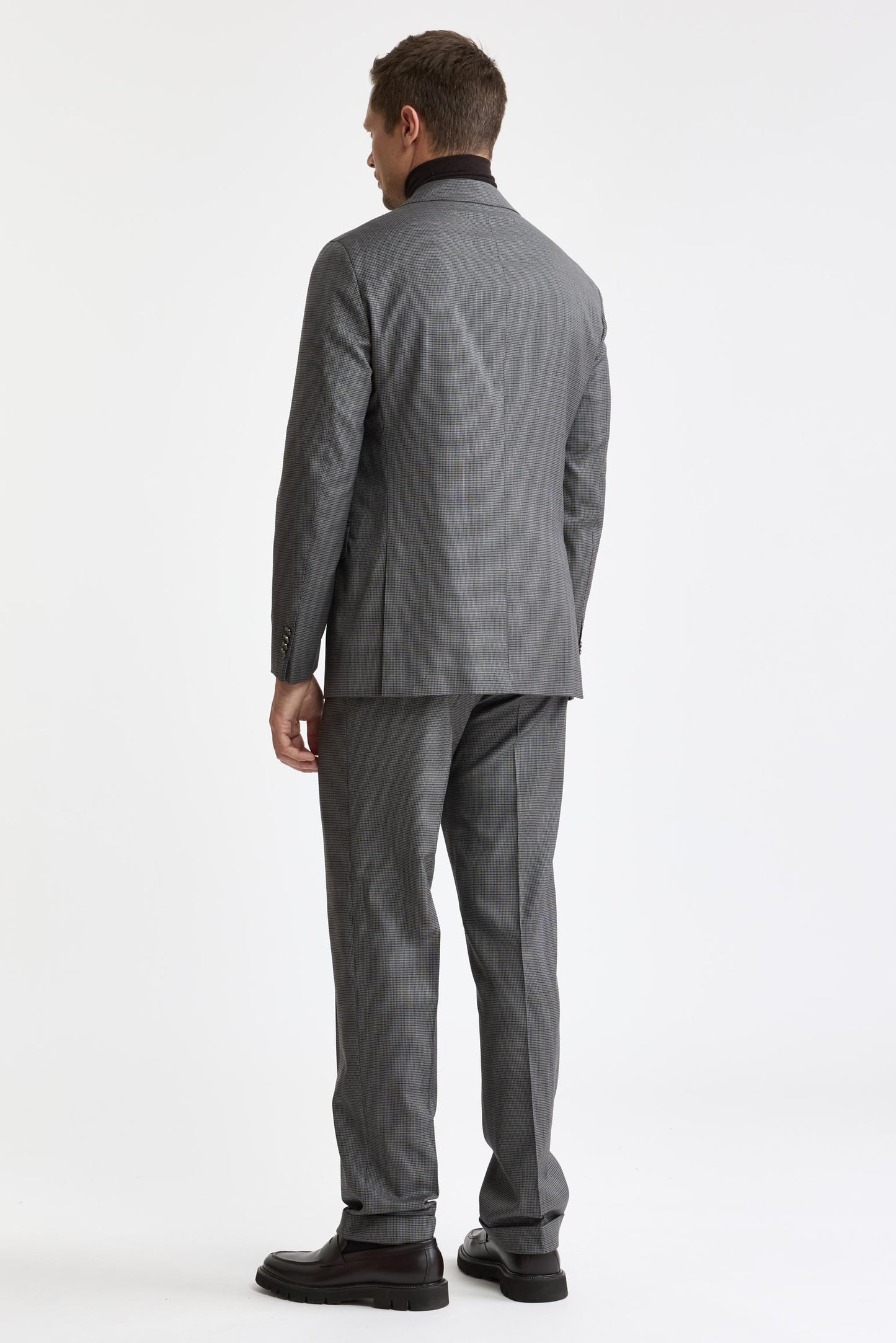 Dark Grey Wool Super 120's Kenton Jacket Freestyle