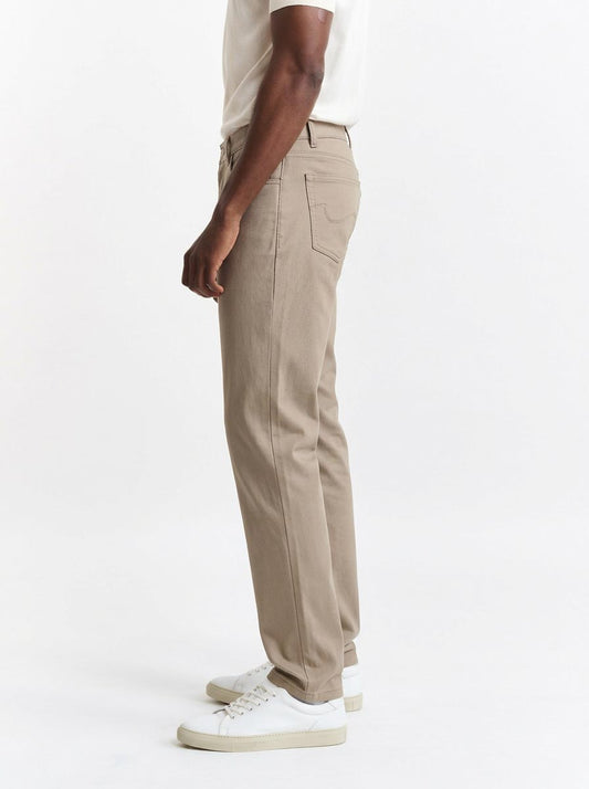 Mittelbraune Fünf-Taschen-Hose Cashmere Cotton