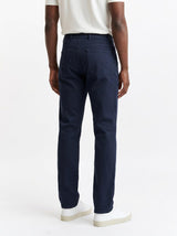 Pantalón Azul Medio De Cinco Bolsillos Cashmere Cotton