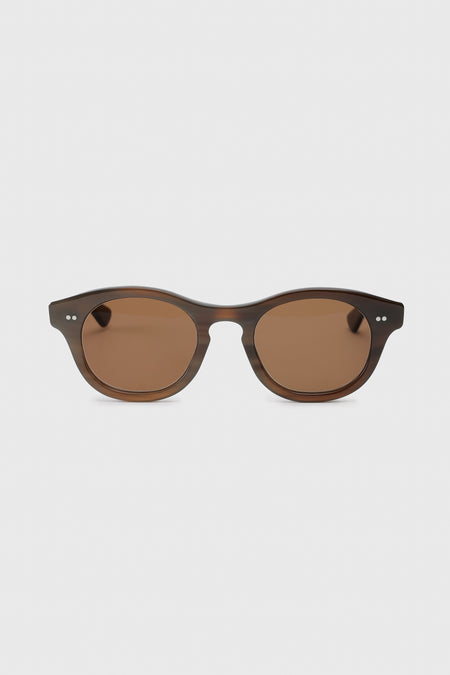 SCABAL X LUNETIER LUDOVIC HANDMADE SUNGLASSES FRINTON BROWN - Image 1