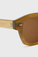 SCABAL X LUNETIER LUDOVIC HANDMADE SUNGLASSES TORQUAY BROWN - Image 3