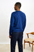 Crewe Silk Long Sleeve Sweater Ink Blue - View 4