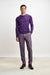 Crewe Silk Long Sleeve Sweater Violet - View 4