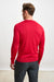 Crewe Silk Long Sleeve Sweater Carmine - View 4