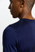 Midnight Blue Silk Penryn Short Sleeve Sweater - View 4