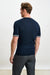 Larne Cotton Knitwear Navy - View 3