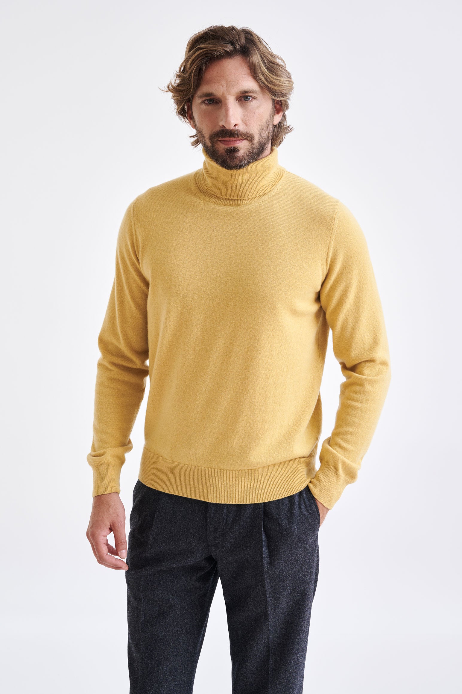 Beewax Wool & Cashmere Drumberg Rollneck Knit - View 1