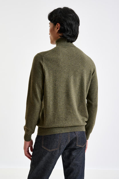 Moss Wool & Cashmere Drumberg Rollneck Knit - View 4