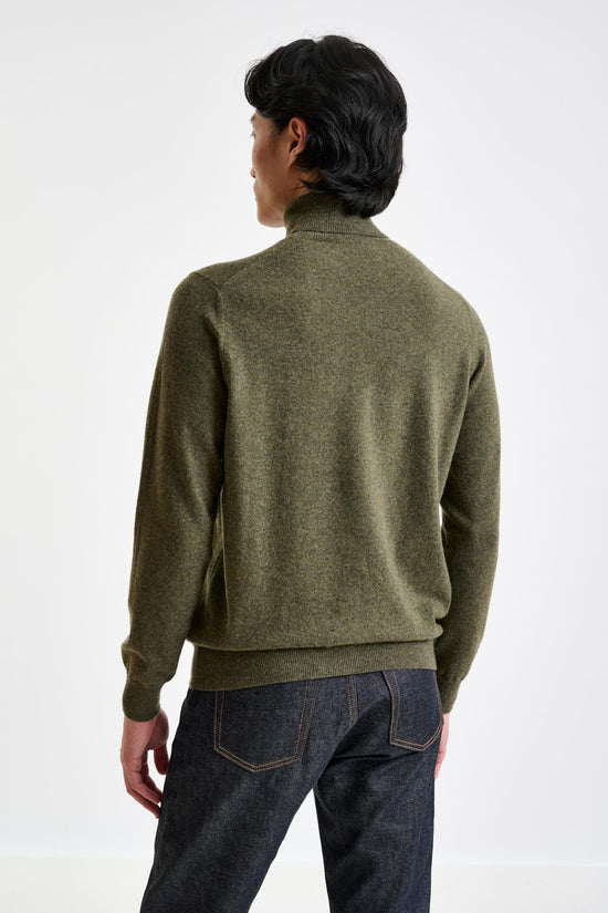 Moss Wool & Cashmere Drumberg Rollneck Knit - View 4
