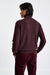 Dark Burgundy 100% Cashmere Drumberg Rollneck Knit - View 4