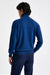 Petrol Blue 100% Cashmere Drumberg Rollneck Knit - View 4