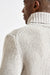 Beige Melange Chunky Wool & Cashmere Mouline Banbury Rollneck Sweater - View 4