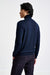 Navy Cashmere Merino Silk Blend Telford Turtleneck Sweater - View 3