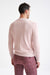 Crystal Pink 100% Cotton Rib Harrow  Knited Hoodie - View Four