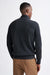 Grey Melange Cotton Exford FullZip Knitted Sweater - View Six