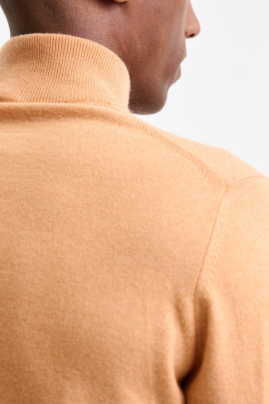 Orange 100% Cashmere Evanton High Rollneck Knitwear - Image 4