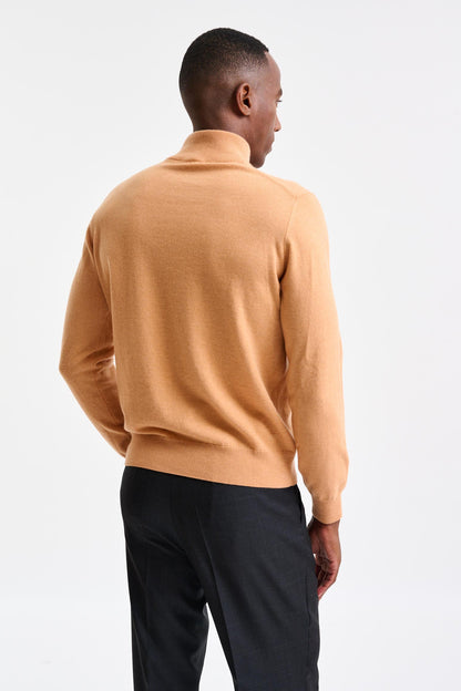Orange 100% Cashmere Evanton High Rollneck Knitwear - Image 5