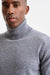 Mid-Grey Melange Cashmere Drumberg Rollneck Knitwear - Image 2