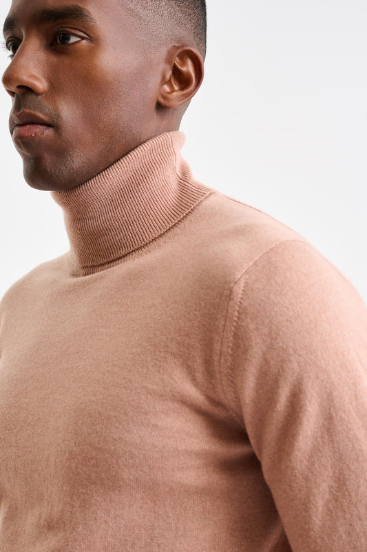 Mahogany Rose Cashmere Drumberg Rollneck Knitwear - Image 2