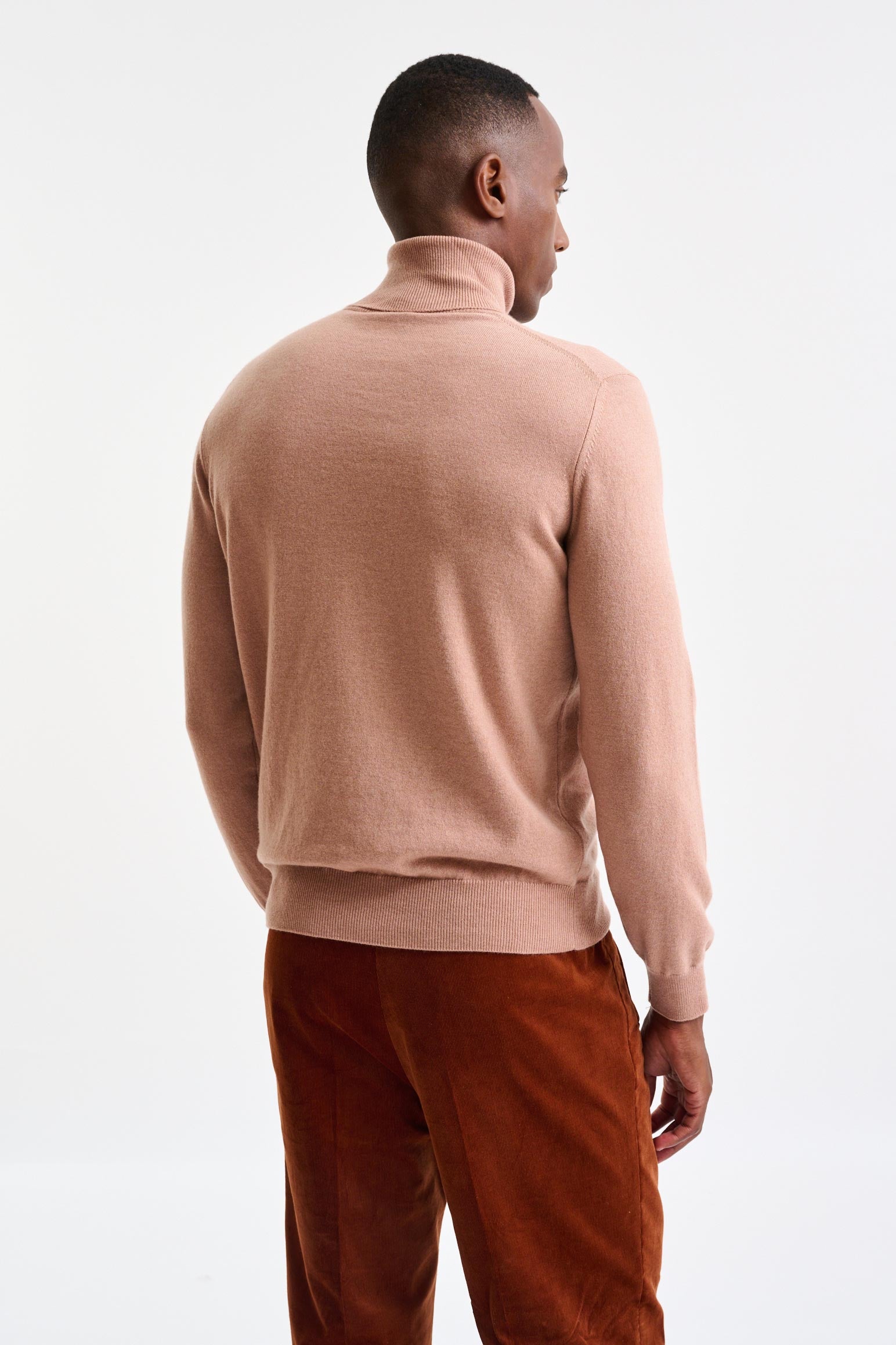 Mahogany Rose Cashmere Drumberg Rollneck Knitwear - Image 4