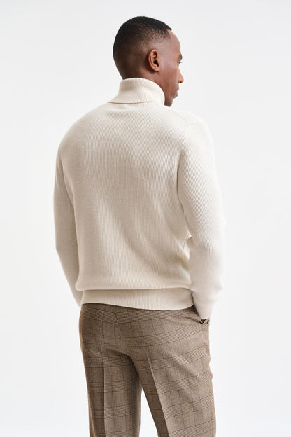 Off-White Cashmere Rochester Rollneck Knitwear - Image 4