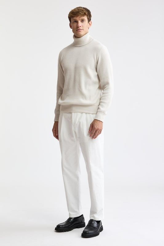 Pull À Col Roulé En Cachemire Off-white Rochester