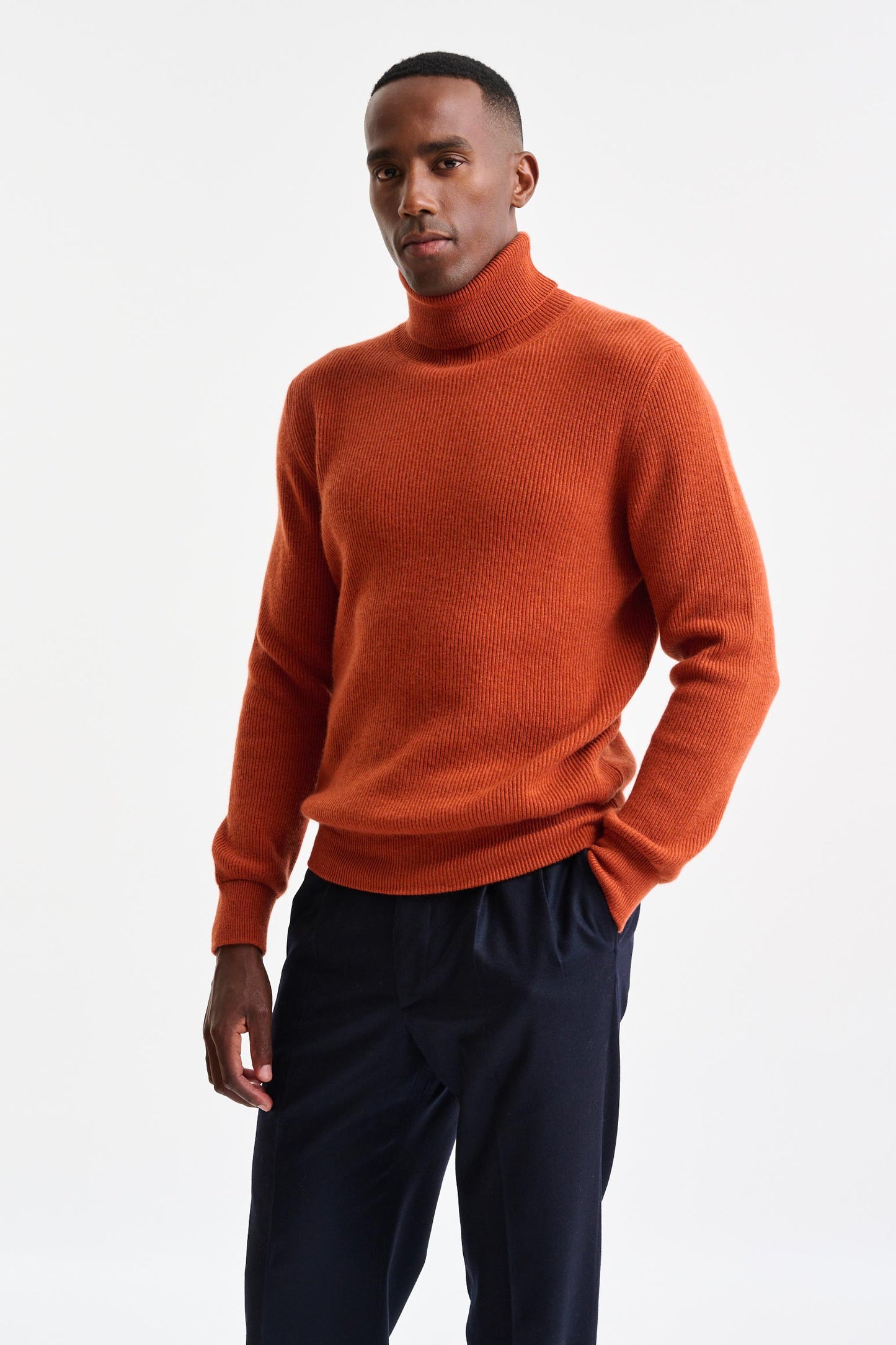 Potters Clay Cashmere Rochester Rollneck Knitwear - Image 1