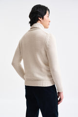 Off-White Cashmere & Heavy Wool Banbury Rollneck Sweater - Image 4