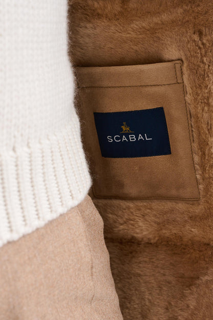 Almond Shearling Havant Coat - Image 5