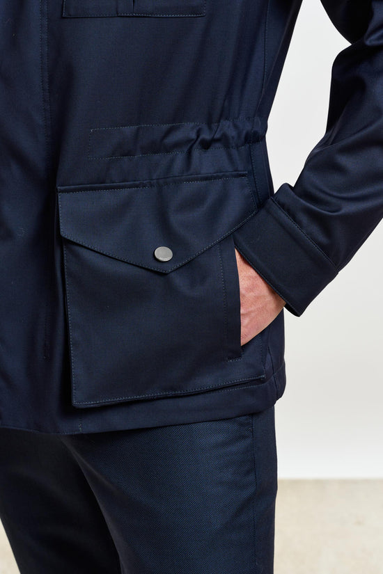 Dartmoor Tech Field Jacket Navy - View 4