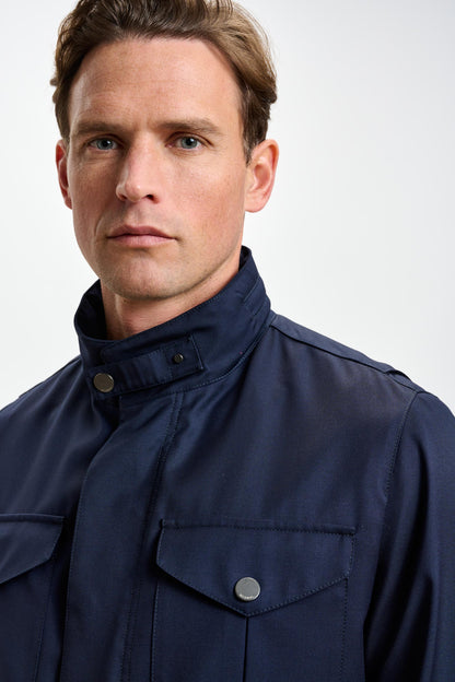 Dartmoor Tech Field Jacket Navy - View 7