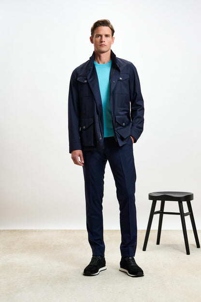 Dartmoor Tech Field Jacket Navy - View 9