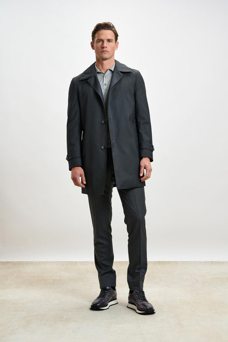 Lomond Raincoat Dark Grey - View 1