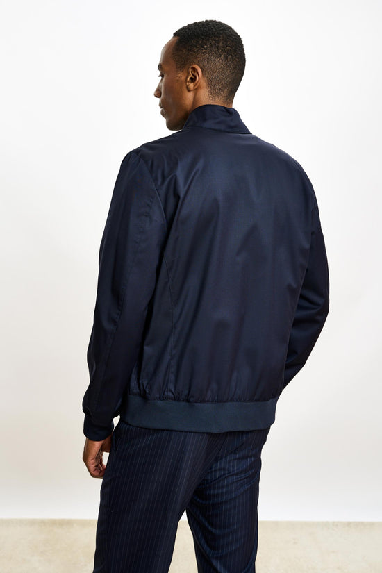 Warwick Bomber Jacket Dark Blue - View 6