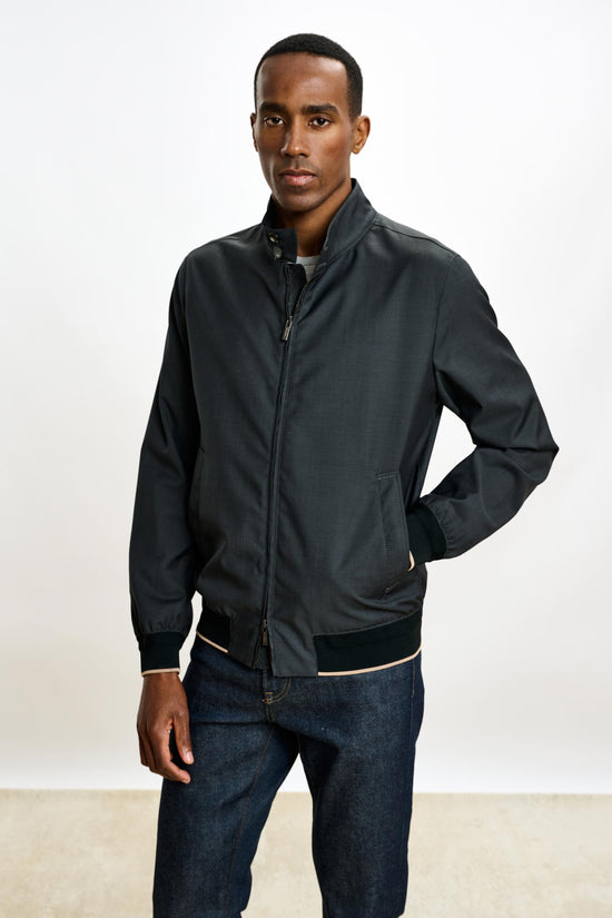 Warwick  Bomber Jacket Dark Grey - View 5