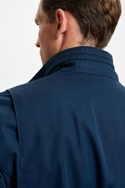 Dartmoor Cotton Tech Field Jacket Navy - View 7