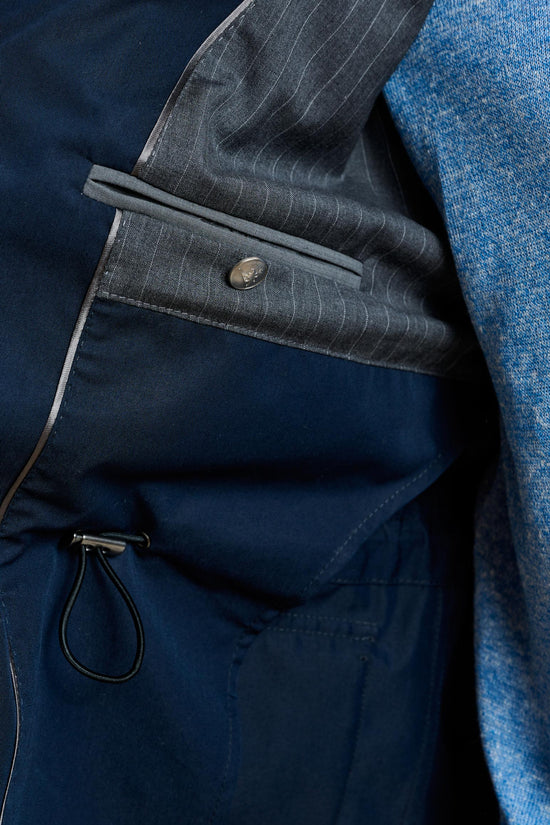 Dartmoor Cotton Tech Field Jacket Navy - View 8