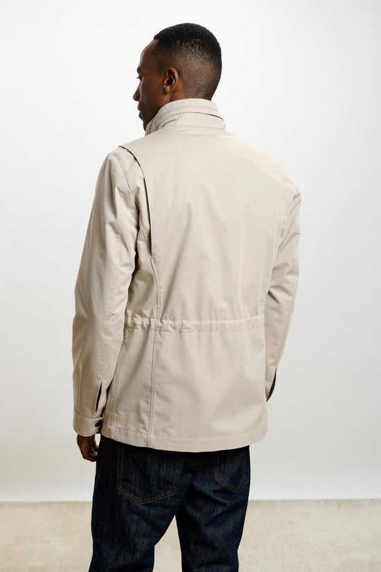 Dartmoor Cotton Tech Field Jacket Beige - View 4