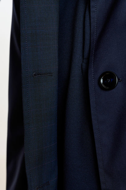 Lomond Reversible Raincoat Navy - View 5