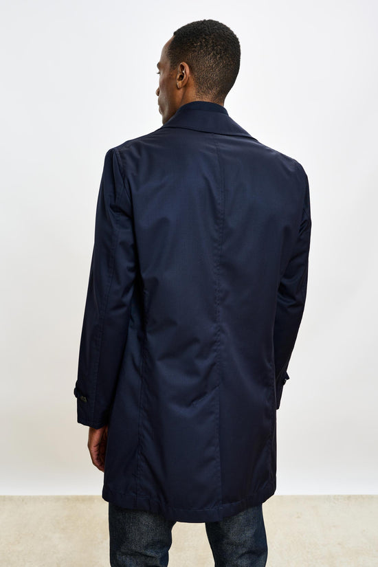 Lomond Reversible Raincoat Navy - View 6