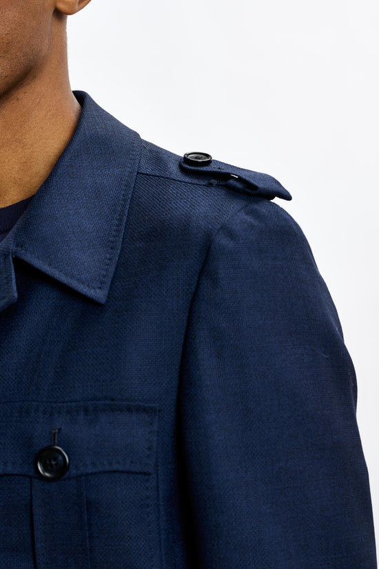 Exmoor Safari Jacket Navy - View 5