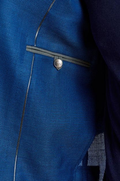 Exmoor Safari Jacket Strong Blue - View 7